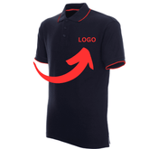 Navy Line Men Personalized Polo with LOGO